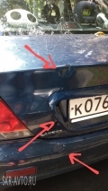Фотография повреждений автомобиля